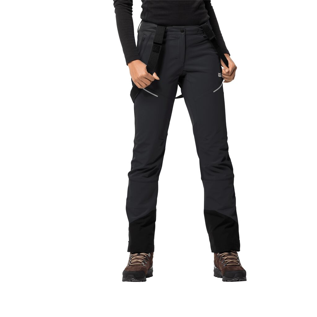 Jack Wolfskin GRAVITY TOUR Pantalons Femme Noir - GBAFSCE-05